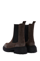 Women's Mink Suede Leather Chelsea Boots | Derimod
