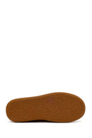 Kadın Camel Tokalı Kalın Tabanlı Süet Deri Teddy Loafer | Derimod