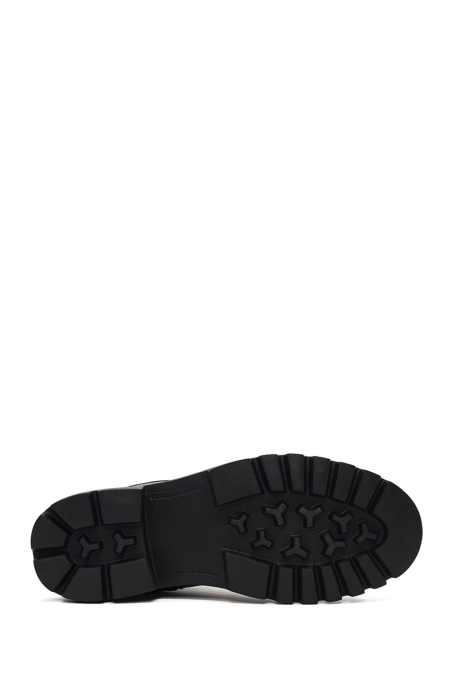 Male Black Zip Closure Leather Combat Boots