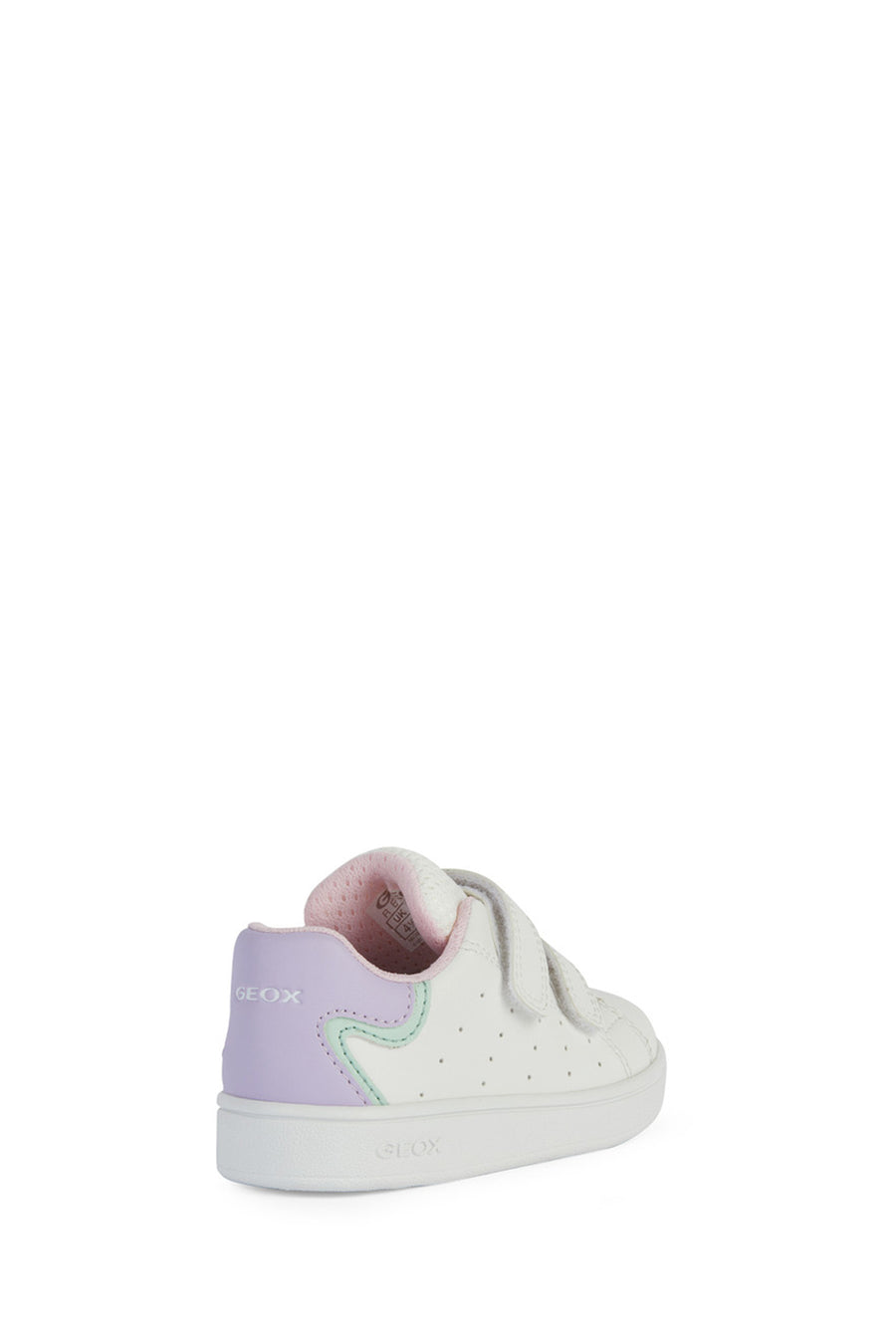 Geox Baby Girl White Eclyper Strappy Leather Sneakers