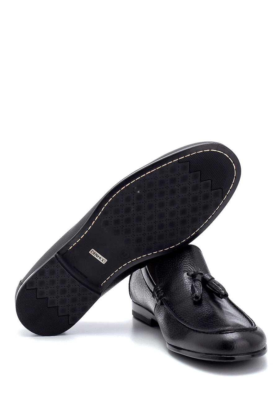 Men's Leather Tassel Detailed Loafer