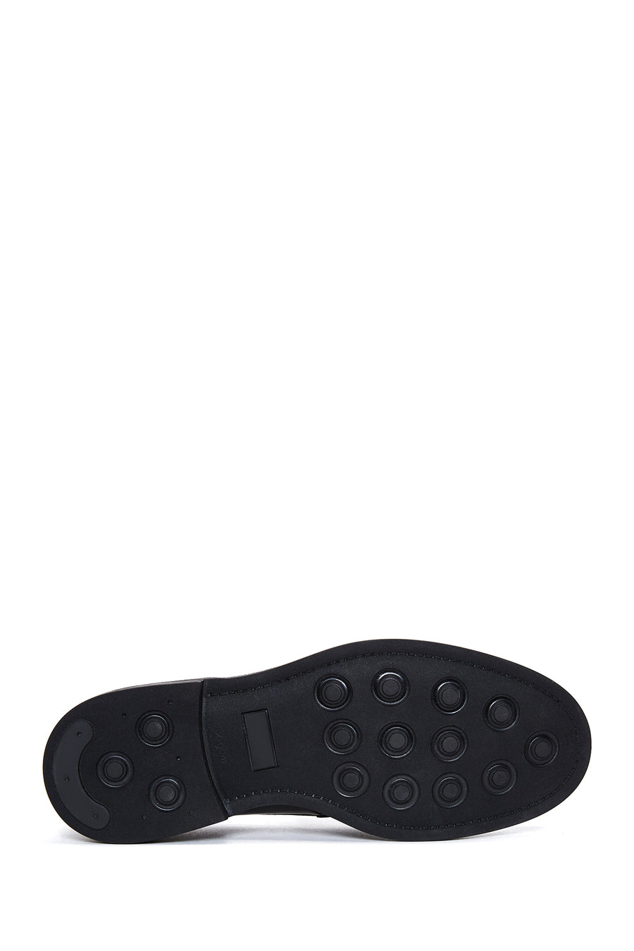 Men's Black Leather Casual Loafer