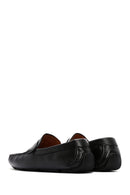 Men's Black Leather Loafer | Derimod