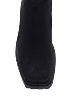 Women's Leather Nubuck Heeled Boots | Derimod
