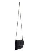 Woman Black Chain-Strap Embellished Evening Mini Clutch Bag | Derimod