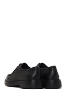 Male Black Lace-up Leather Casual Shoes | Derimod