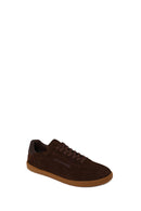 Male Brown Lace-Up Suede Leather Sneaker | Derimod