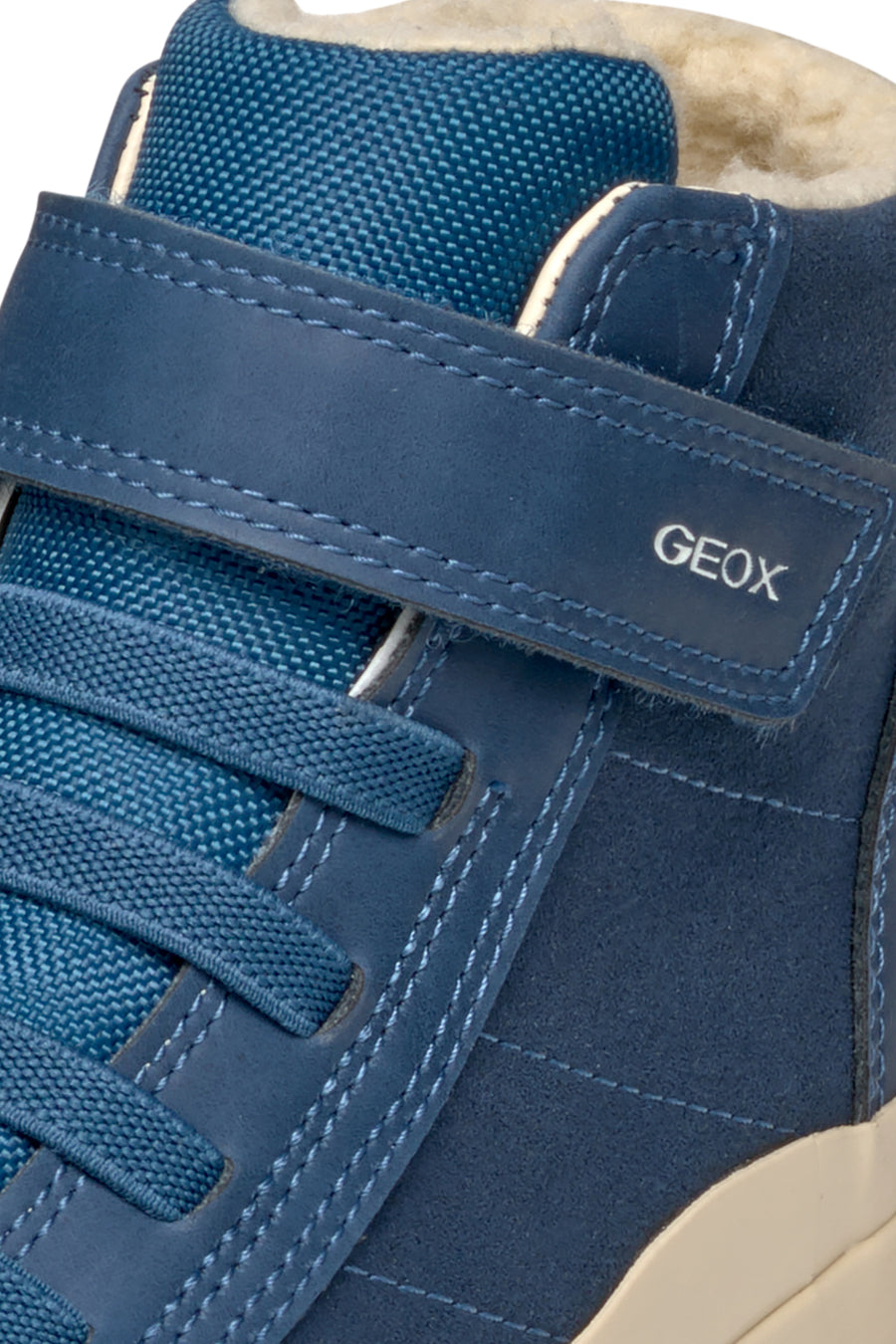 Geox Erkek Çocuk Mavi Gisli Bilekli Sneaker