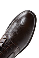 Men's Brown Leather Zippered Casual Boots | Derimod