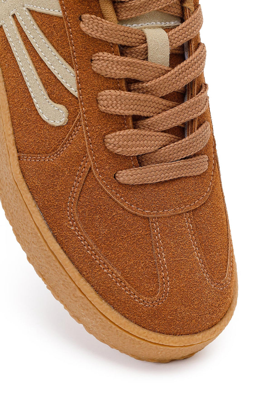 Kadın Taba Bağcıklı Sneaker