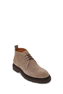Male Mink Lace-up Suede Boots | Derimod