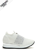 Women's White Stone Sneaker | Derimod