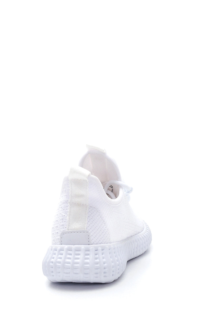 Women's White Patterned Sneaker