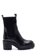 Women's Leather Heeled Boots | Derimod