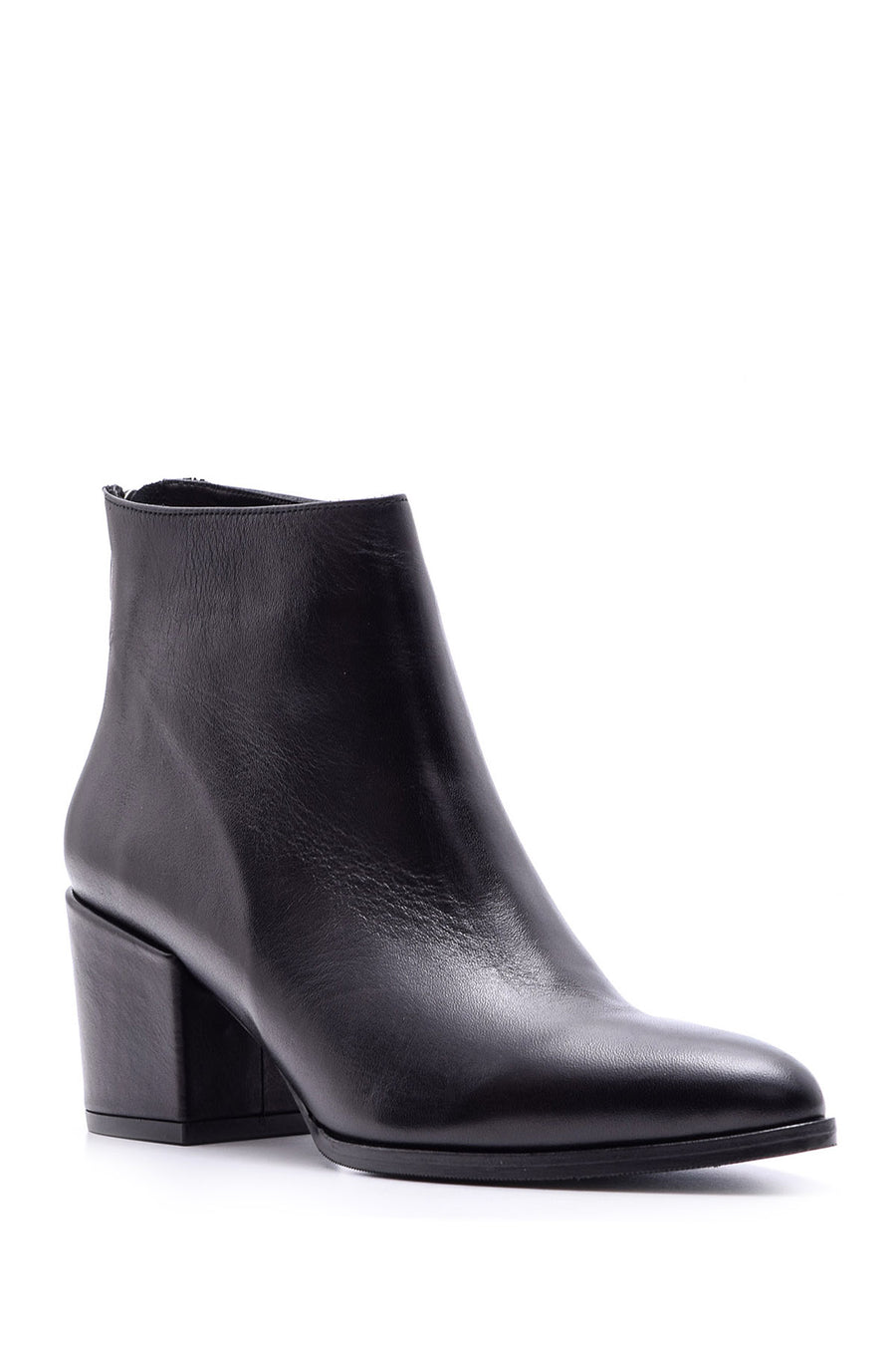 Women's Heeled Leather Boots