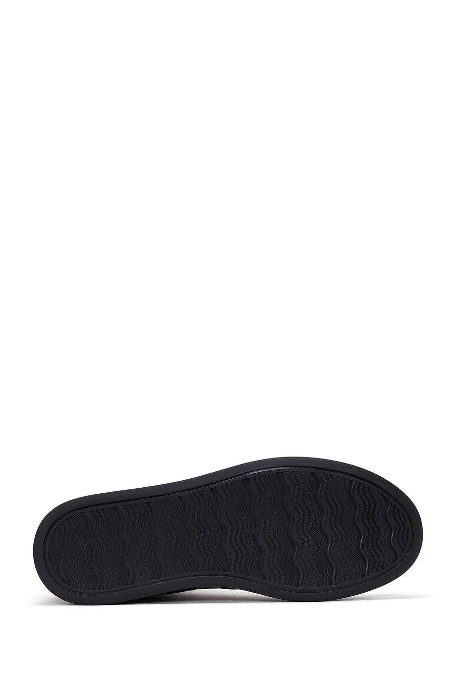 Men's Black Leather High Top Sneaker