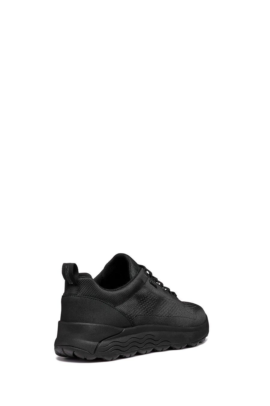 Geox Men's Black Spherica 4x4 Abx B Lace-Up Waterproof Leather Sneaker