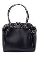 Women's Snakeskin Pattern Detailed Shoulder Bag | Derimod