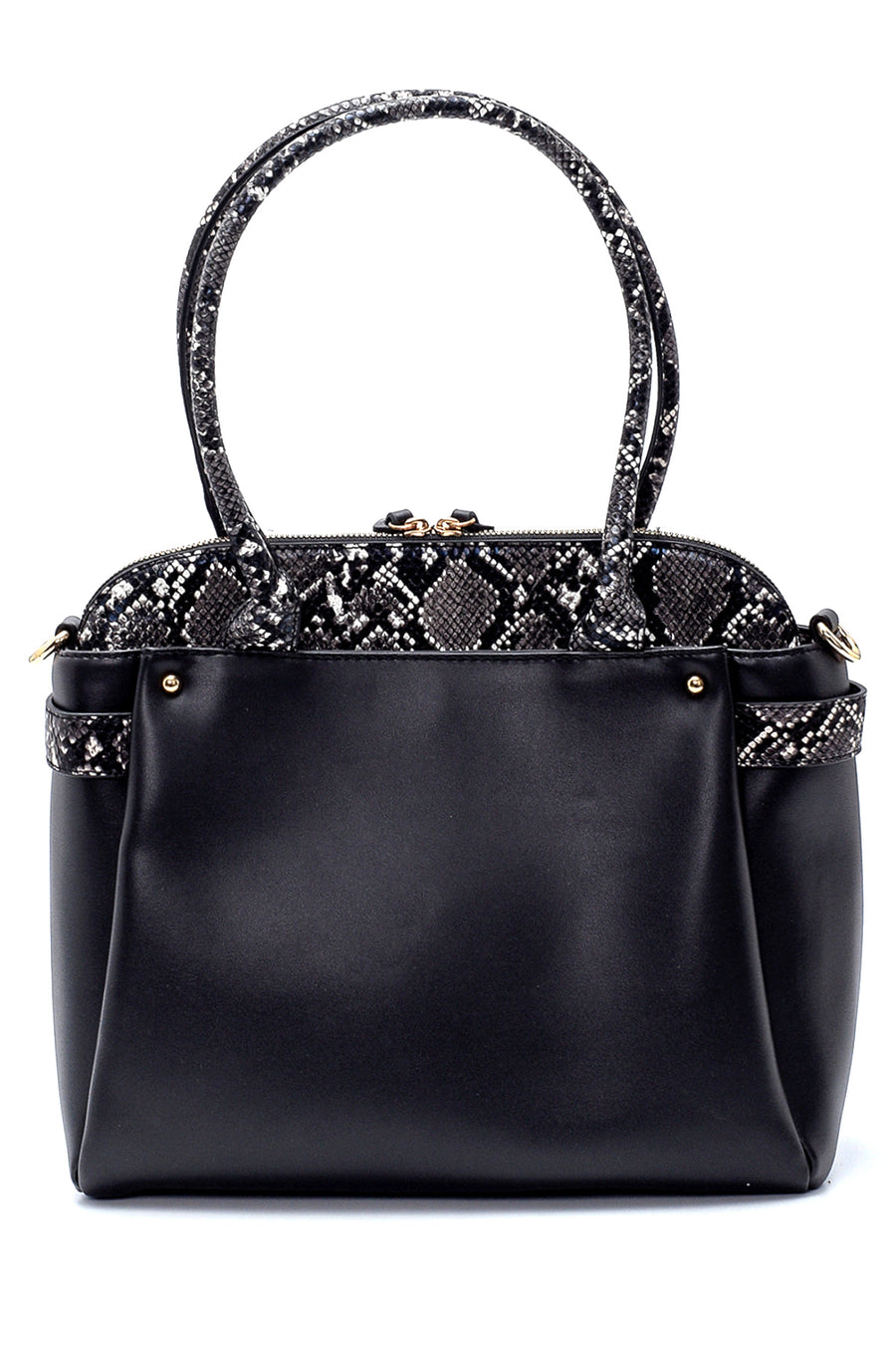 Women's Snakeskin Pattern Detailed Shoulder Bag