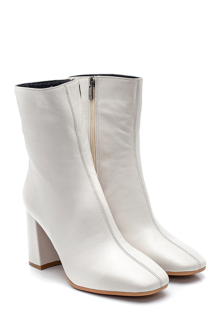 Women's Leather Heeled Boots
