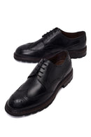 Male Black Lace-up Leather Casual Shoes | Derimod