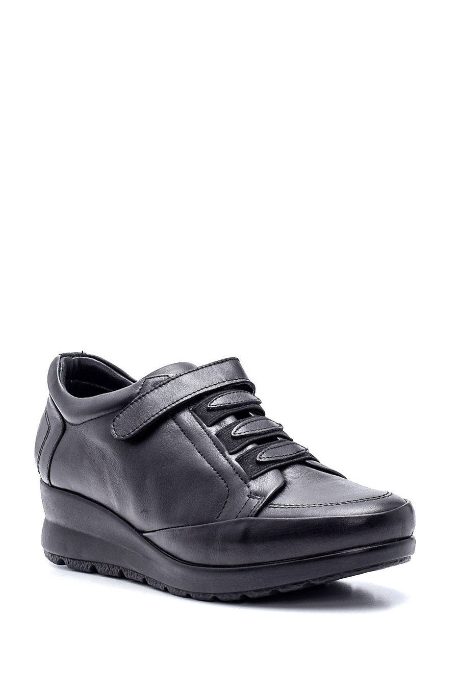 Women's Leather Casual Wedge Shoes