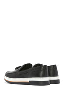 Erkek Siyah Püsküllü Deri Casual Loafer | Derimod