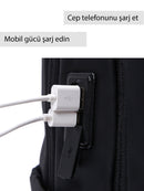 D-Pack Unisex Siyah Teknolojik Kumaş Hardcase Sırt Çantası | Derimod