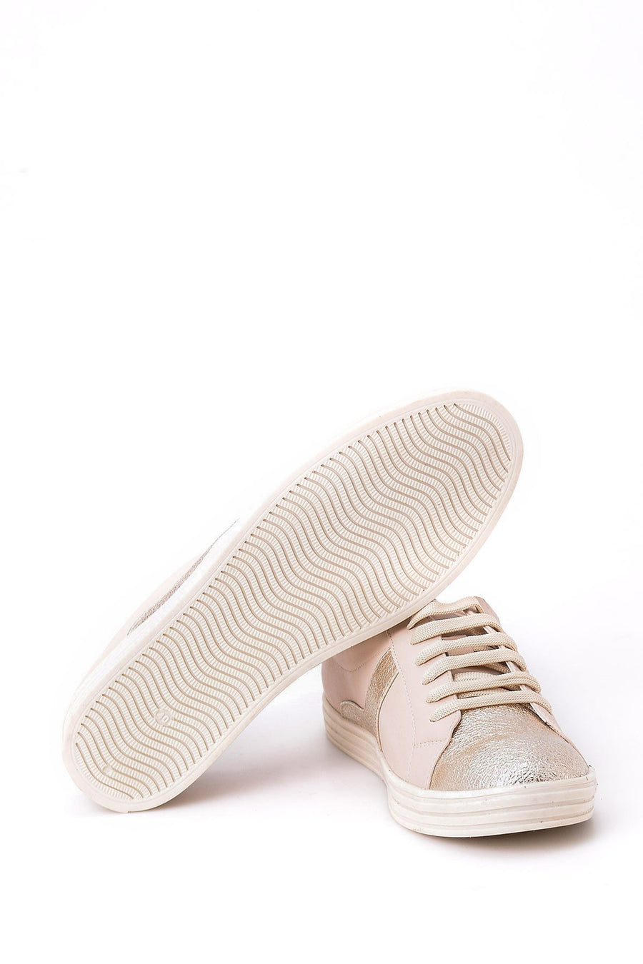 Women's Lame Detailed Sneaker