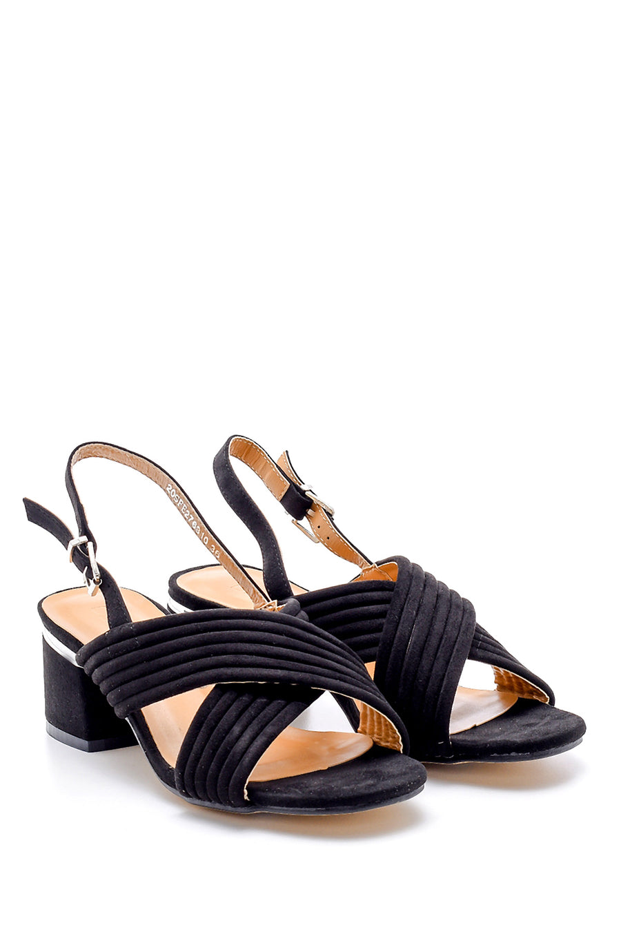 Women's Suede Heeled Sandals