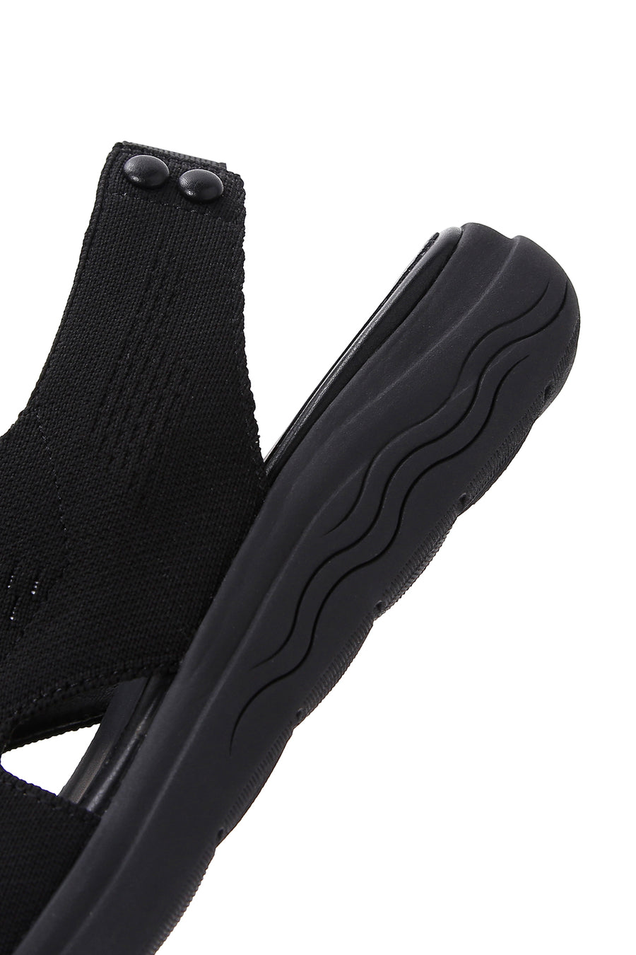 Geox Women's Black D Spherica Ec5 Flat Sandals