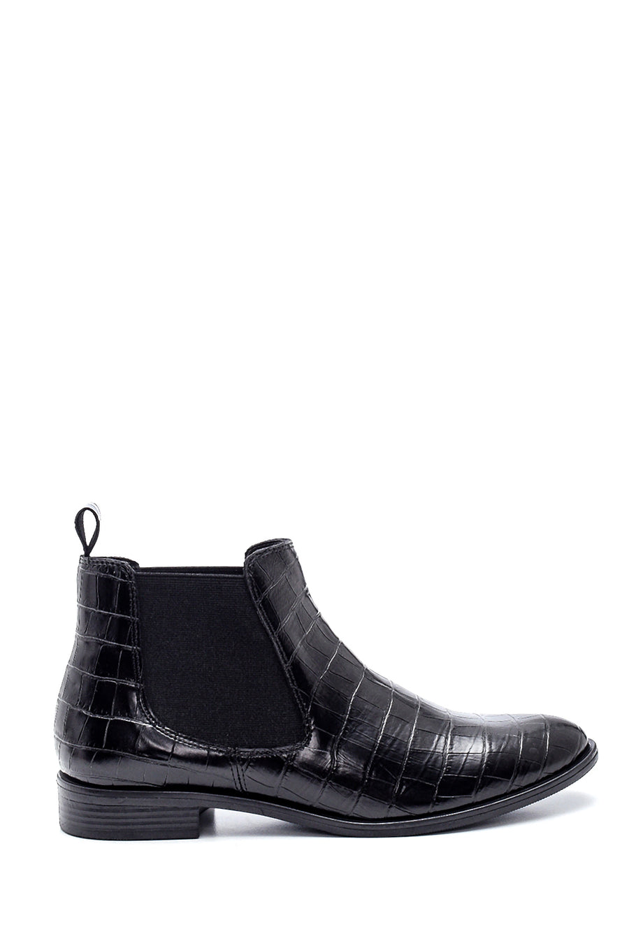 Women's Crocodile Chelsea Boots 21WFE1708E3 | Derimod